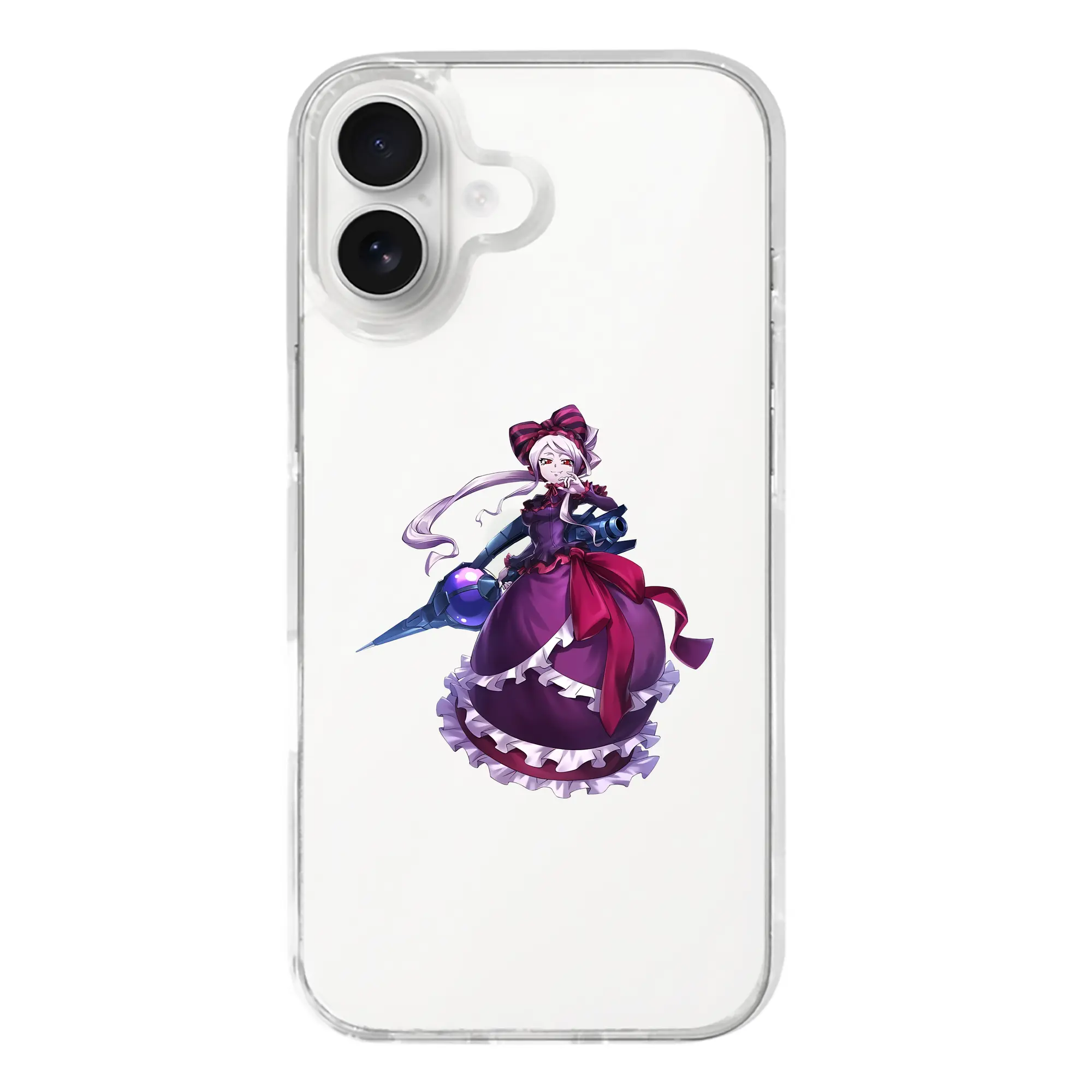 オーバーロード グッズ シャルティア・ブラッドフォールン - iPhone 17シリーズ 透明スマホケース – 薄型・耐衝撃・精密フィット保護カバー